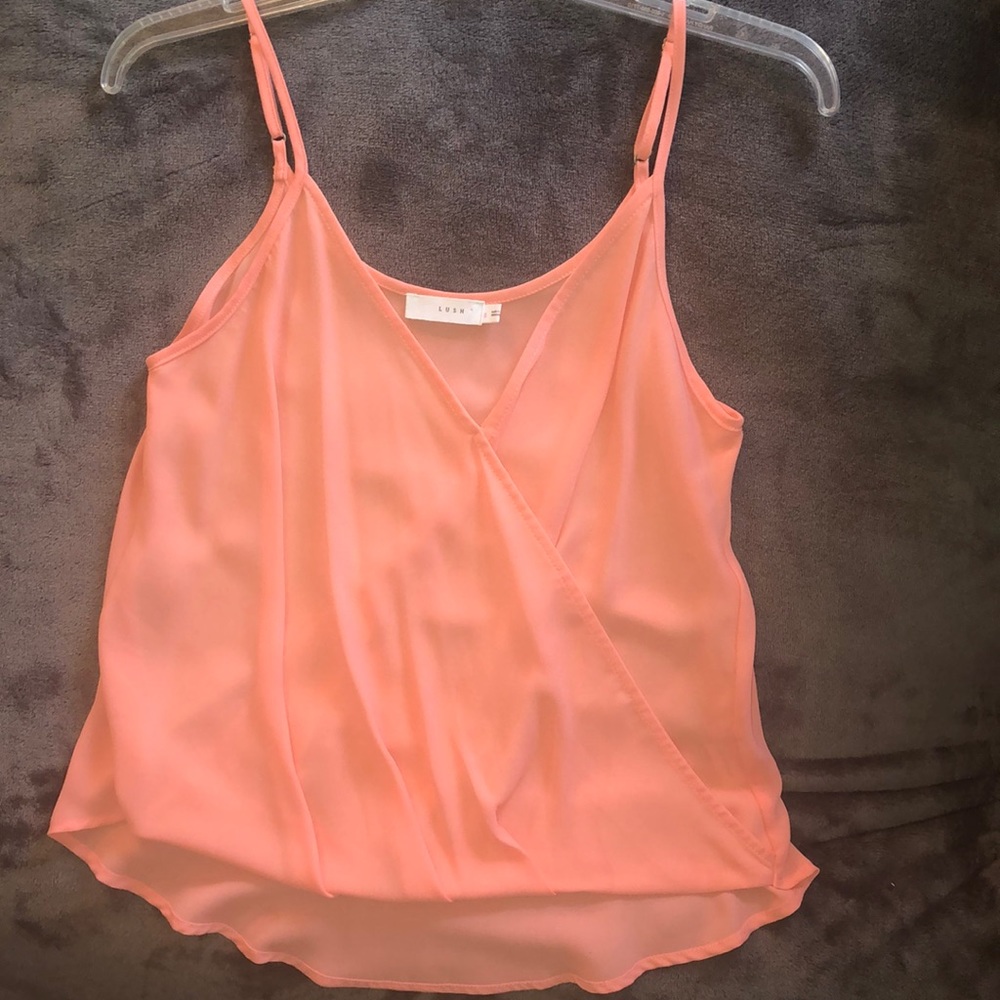 Lush drape front camisole